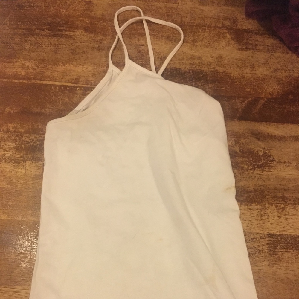 faded glory white tank top